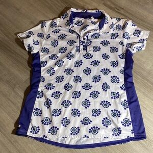 Women's Floral Lopez Polo/Golf Sports Shirt
